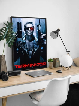 Постер фільму Термінатор у рамці / Плакат Terminator / Арнольд Шварценеггер (T4)