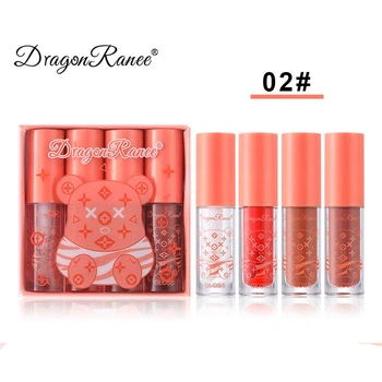 Набір блисків для губ Dragon Ranee 4*2,5 г (02)