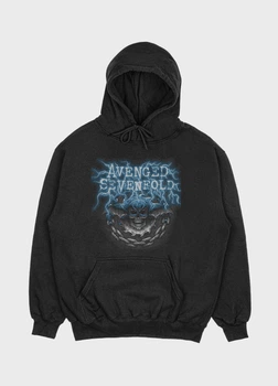Жіноче худі MODNO з рок принтом "Avenged Sevenfold" XL Чорний (HD004-004-2-104-F-BL-F)