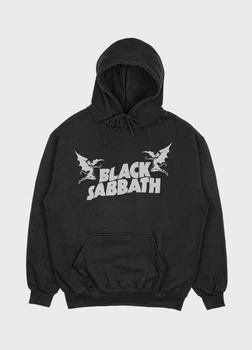 Жіноче худі MODNO з рок принтом "Black Sabbath" M Чорний (HD004-004-2-352-F-BL-F)