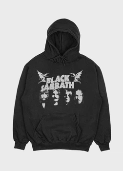 Чоловіче худі MODNO з рок принтом "Black Sabbath" XL Чорний (HD004-004-2-025-F-BL-M)