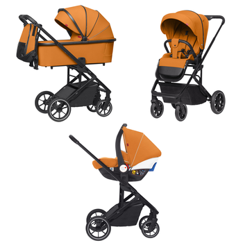 Коляска універсальна CARRELLO Alfa CRL-6508 3 в 1 Sunrise Orange