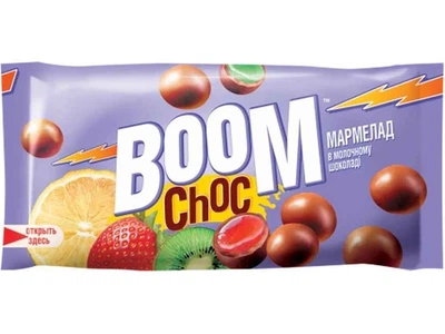 Драже BOOM CHOK 45г мармелад в молочному шоколаді шб