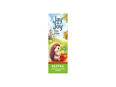 Пастила JAY&JOY 32г Цукерки фруктові яблучна