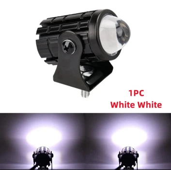 Фара светодиодная LED для мотоцикла белый / белый
