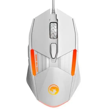 Мышка проводная с подсветкой MARVO M291 WH |6кН, 1000-6400 DPI| Белый