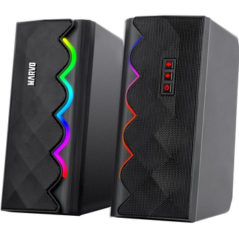 Акустичні колонки для компьютера MARVO SG-269 |5Wx2, RGB| Чорний