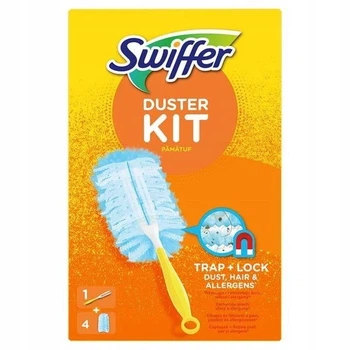 Щітка - віник для сухого прибирання Swiffer Duster 4 шт + ручка