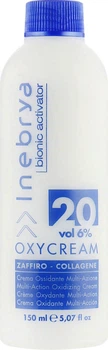 Крем-окислитель Inebrya Bionic Activator Oxycream Zaffiro-Collagene 20 Vol 6% 150 мл (8033219169390)