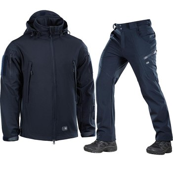 Костюм на флісі M-Tac Куртка та Штани Dark Navy Blue розмір 2XL