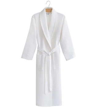 Халат вафельный Унисекс Lotus Home. Waffle white-4XL
