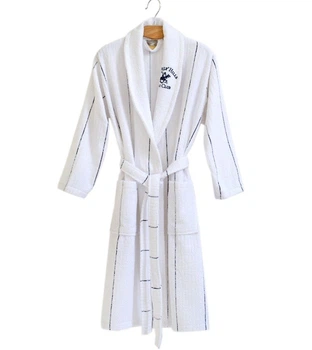 Халат махровый Beverli Hills Polo Club. Dark blue-XS-S