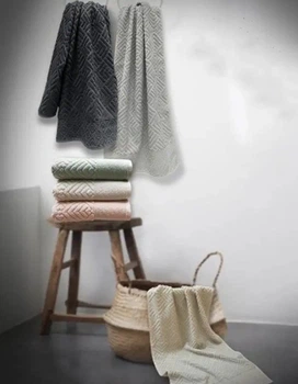 Набор из 6-ти махровых хлопковых полотенец Fakili Tekstil. Modest-50х90 (6 шт)