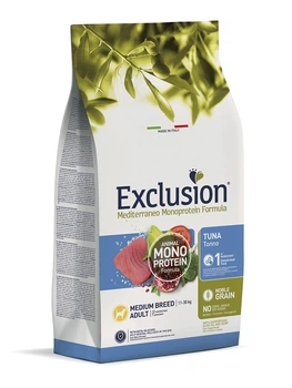 Сухий корм Exclusion Adult Tuna Small Breed для дорослих собак дрібних порід з тунцем, 7 кг
