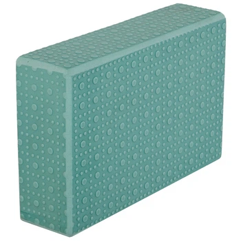 Блок для йоги массажный кирпич опорный для йоги Zelart Pro Yoga 1124 размер 22x16x6см Mint