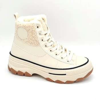 Черевики No Brand SL-A33 beige 244102 світло-бежевий 38 24см