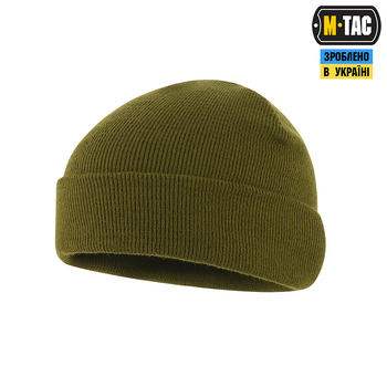 Шапка M-Tac тонка в'язка 100% акрил Olive S/M