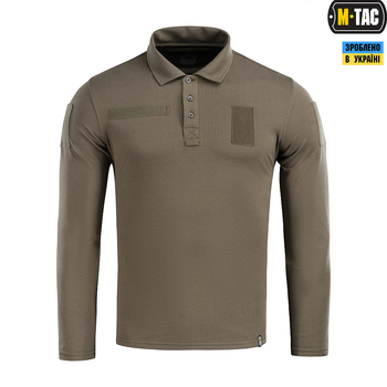 Поло M-Tac тактическое длинный рукав 65/35 Dark Olive 3XL