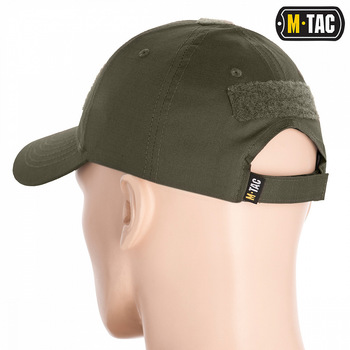 Бейсболка M-Tac с липучкой Flex рип-стоп Army Olive L/XL