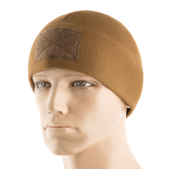 Шапка M-Tac Watch Cap Elite фліс (270г/м2) з липучкою Coyote Brown L