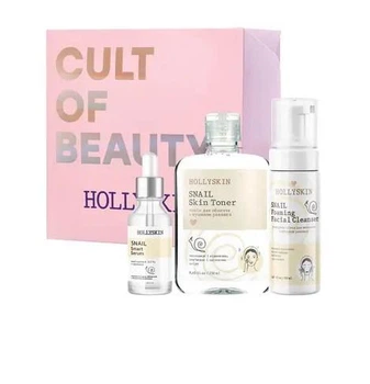Набор косметики для ухода за лицом HOLLYSKIN Snail Smart Basic Care