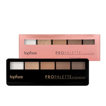 Палітра тіней для повік 5 кольорів Тopface Pro Palette № 08