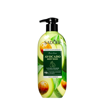 Гель для душа увлажняющий Sadoer Avocado Body Wash 400 ml SD57003