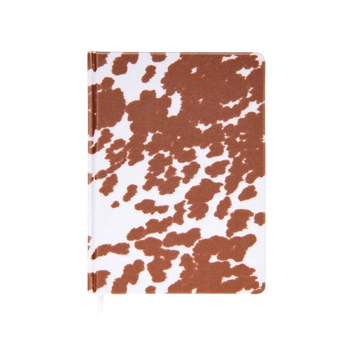 Блокнот Designworks Ink Jumbo Journal Cow Print Оксамитовий 19 x 26 см 100 сторінок (0840214810831)