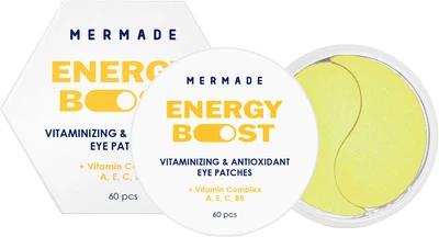 Вітамінізовані гідрогелеві патчі під очі Mermade Vitamin complex 60 шт (4823122901255)