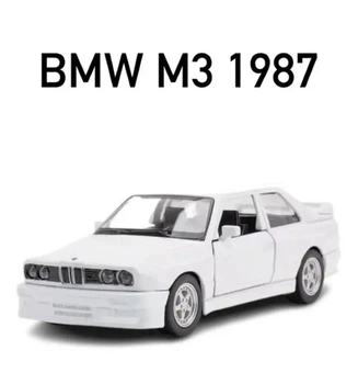  M3 (E30) 1987 Silver 1/43 ミニカー Модель автомобіля BMW M3 1987, масштаб 1:43, біла, мініатюрна БМВ