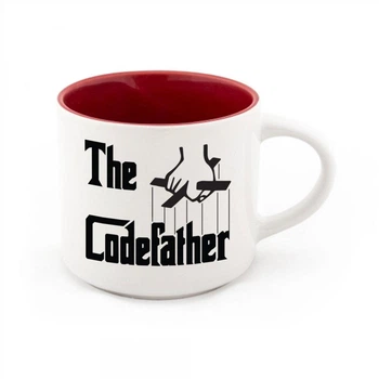 Керамічна чашка 450 мл для програміста "The CodeFather"