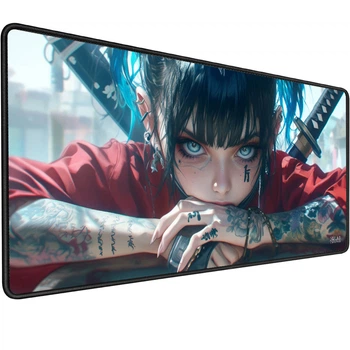 Игровая поверхность (Коврик для мышки) SHLab Tattooed Samurai Girl SHM-1029 (70x30 см) (37988)