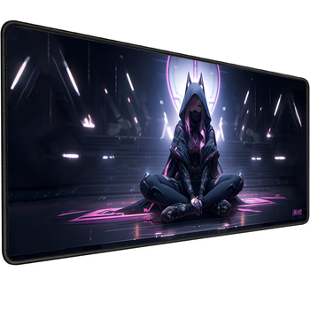 Игровая поверхность (Коврик для мышки) SHLab Cyber Girle SHM-995 (70x30 см) (37944)