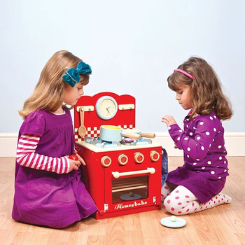 Kuchnia dziecięca Le Toy Van Red Honeybake Oven and Hob Set (5060023412933)