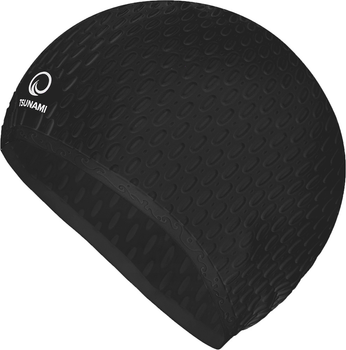 Шапочка для плавання TSUNAMI Texture Black (P-5905973401890)