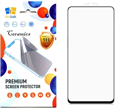 Захисне скло Drobak Ceramics для Samsung Galaxy S24 FE Black (383805)