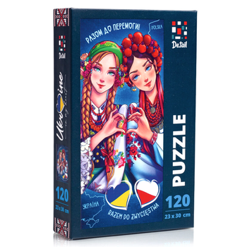 Пазли «Польща й Україна» 120 деталей De.tail Vladi Toys (5903858962078)