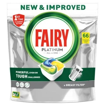 Капсулі для посудомийних машин Fairy Jar Platinum 66 шт