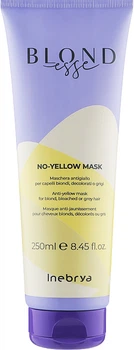 Маска антижовта для знебарвленого або сивого волосся Inebrya Blondesse No-Yellow Mask 250 мл (8008277262321)