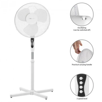 Вентилятор підлоговий CLATRONIC VL 3603 WHITE