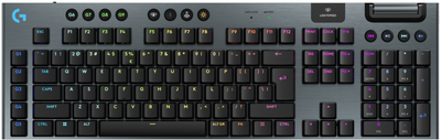 Клавiатура бездротова Logitech G915 X Lightspeed Wireless Clicky Чорний (527860)