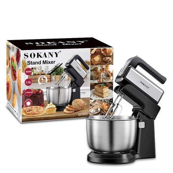 Міксер сталевий Sokany CX-6652 Stand Mixer кухонний міксер 500 Вт