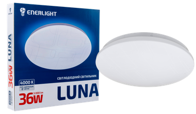 Cвітильник стельовий світлодіодний ENERLIGHT LUNA 36Вт 4000К
