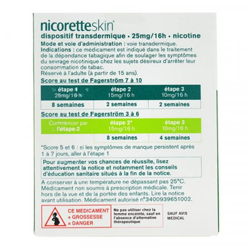 Нікотиновий пластир Nicorette 25 мг 28 шт