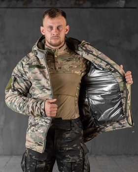 Тактична зимова куртка SoftShell Omni-Heat до -20 XL мультикам (89432)