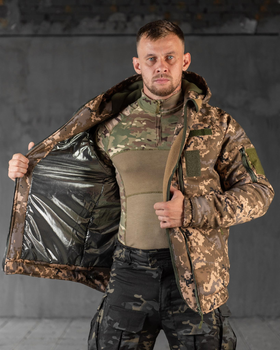 Тактическая зимняя куртка SoftShell Omni-Heat до -20 L пиксель (89431)