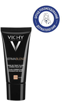 Тональний флюїд для обличчя Vichy Dermablend коригувальний відтінок 25 30 мл (3337871316600)