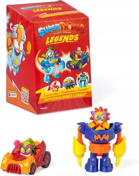 Набір ігрових фігурок Super Zings/Things Legends SuperMachines Combat 2 фігурки + транспортний засіб + бот (PST14D406IN00)