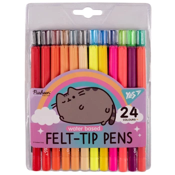 Фломастеры Yes Pusheen rainbow 24 цвета (650555) (10-592943)