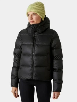 Куртка зимняя короткая женская Helly Hansen 53818-990 M Черная (7040058025023)